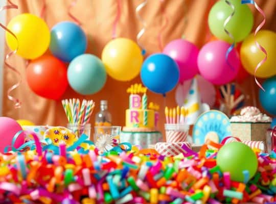 birthday celebration accessories
